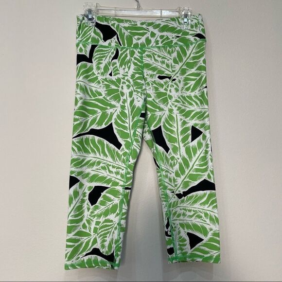 Alo Yoga Airbrush Capri Leggings Palm Springs Size Medium - Picture 5 of 16